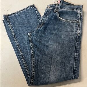 Levi’s 559 Relaxed Straight Jeans Men’s Blue Denim 32x30 Distressed Vintage Wear